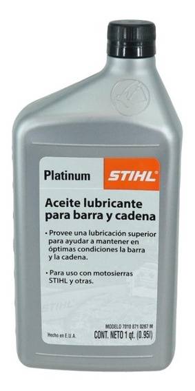 Aceite lubricante para barra y cadena STIHL Platinum - ProConstruye Smart